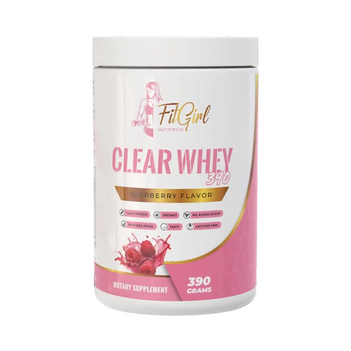 Fit Whey Raspberry FitGirl Clear Whey – Lichte Proteïne voor Vrouwen | Nutriworld ...
