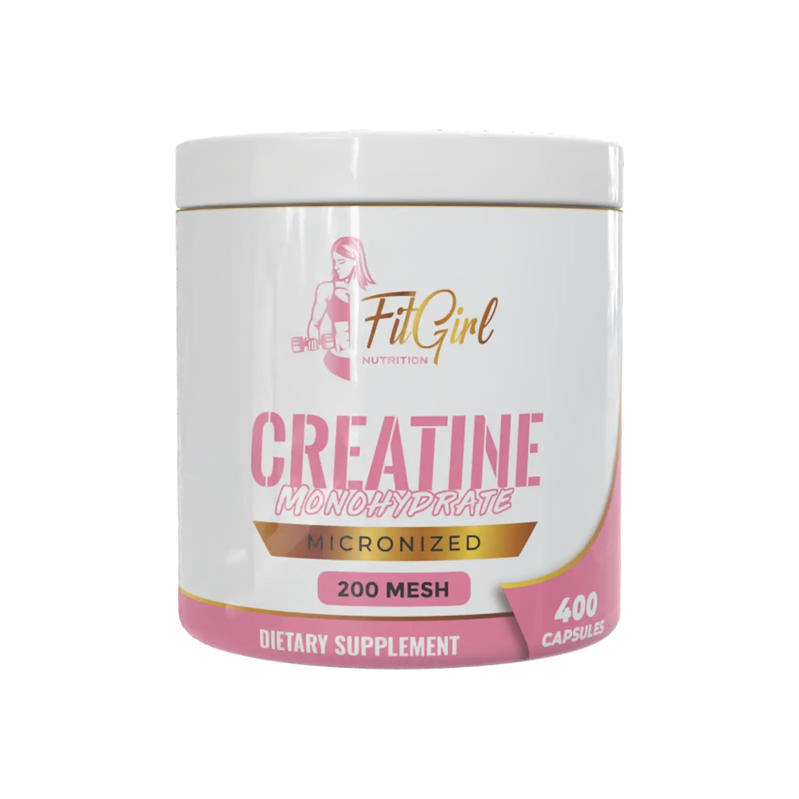 FitGirl Creatine Monohydrate Capsules 400 capsules bottle