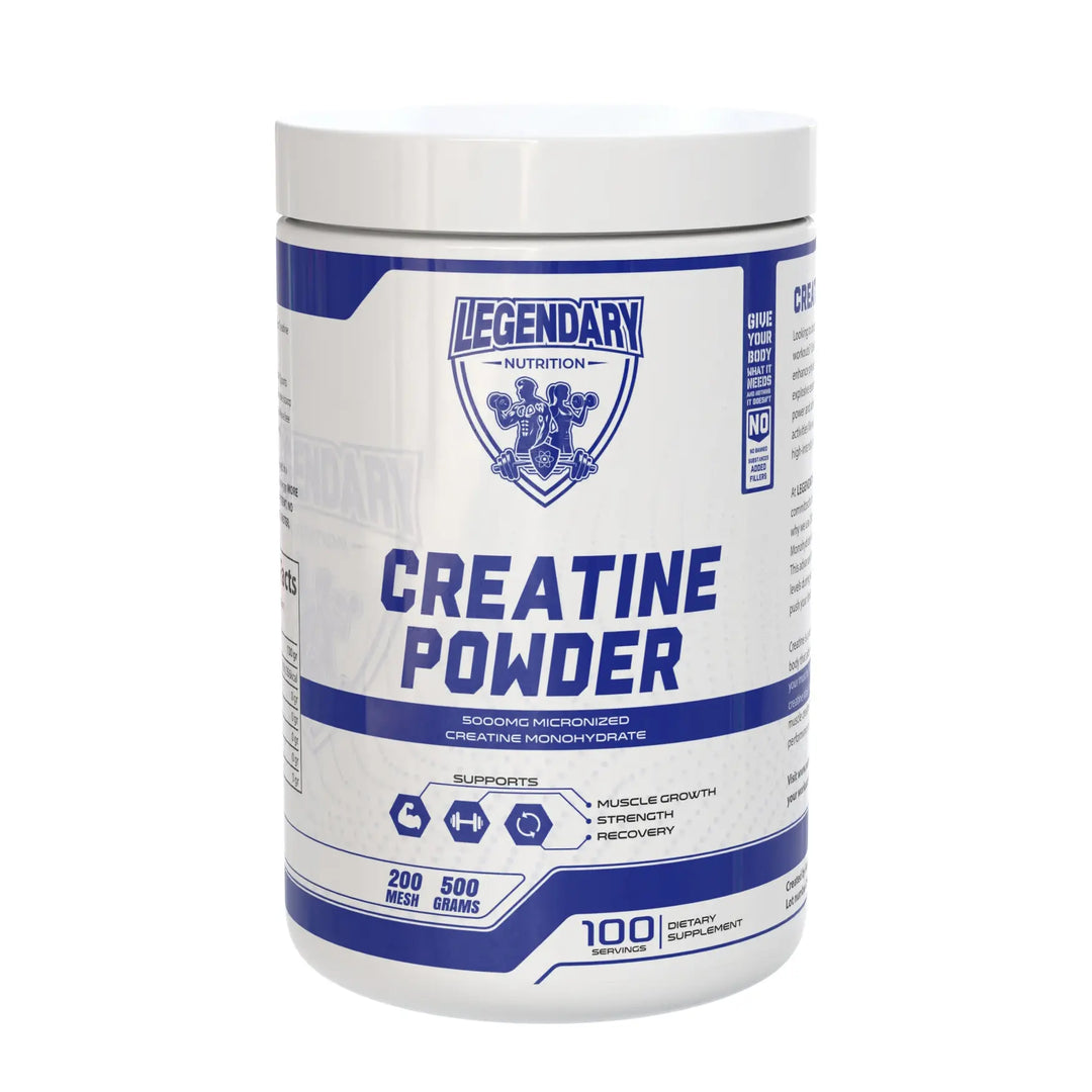 Legendary creatine 500g micronized creatine monohydrate powder