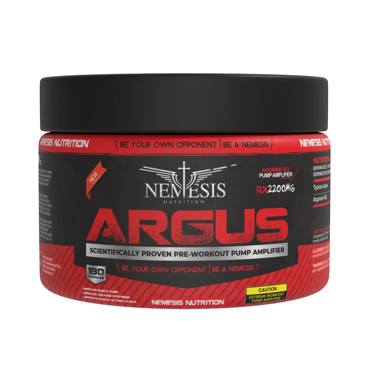 Nemesis ARGUS L-arginine capsules 180 caps