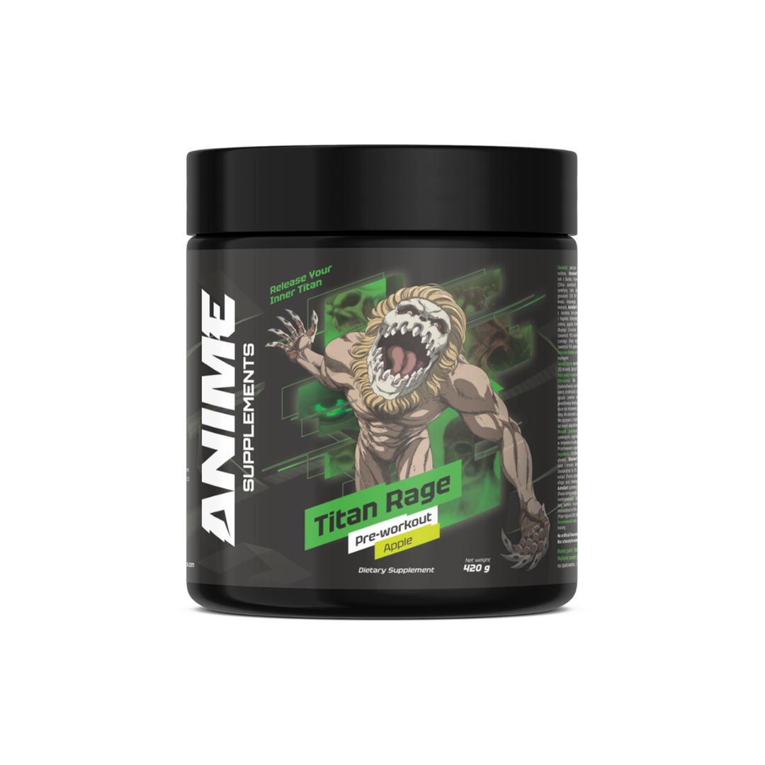 Pre-Workout – Anime Supplements Titan Rage Forest Fruits 420g