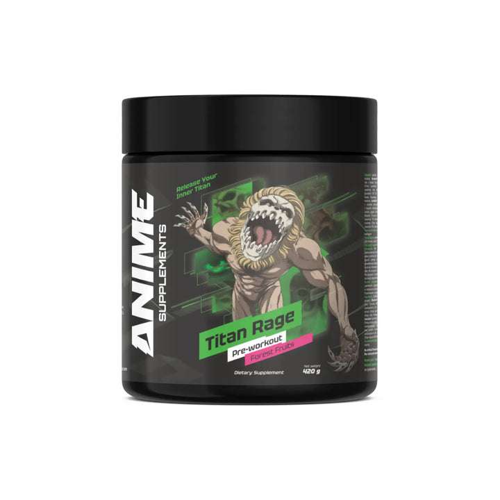 Pre-Workout – Anime Supplements Titan Rage Forest Fruits 420g
