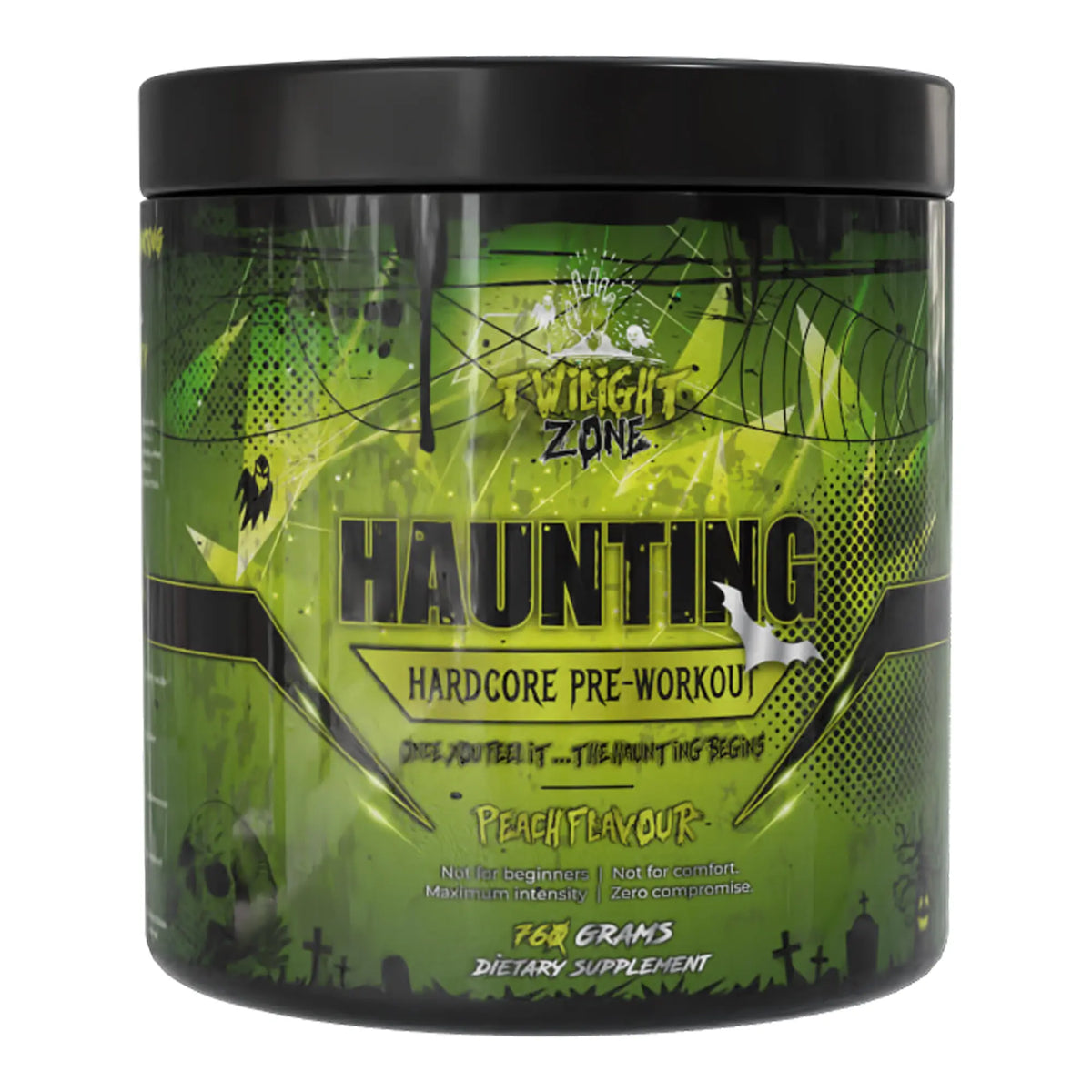 TwilightZone Haunting Hardcore pre-workout supplement for extreme pump, focus and intensity
