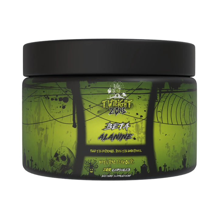 TwilightZone Beta-Alanine capsules supplement container