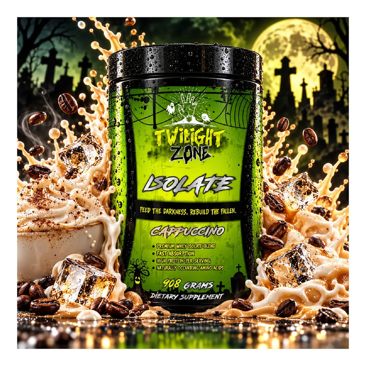 TwilightZone Nutrition Isolate Cappuccino whey protein 908g
