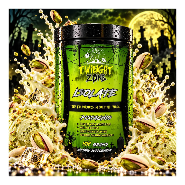TwilightZone Nutrition Isolate Pistachio whey protein 908g