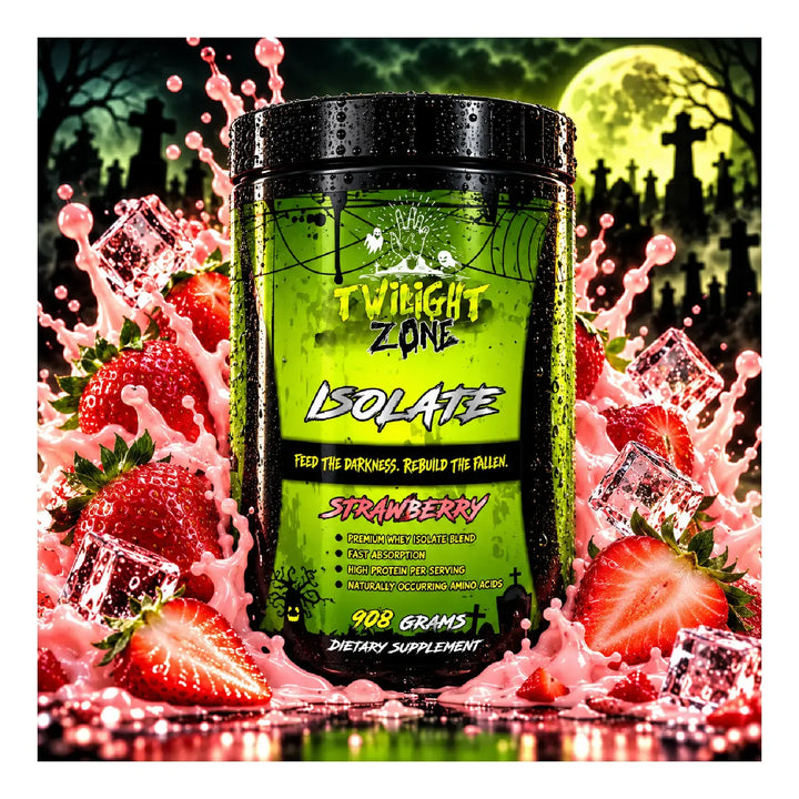 TwilightZone Nutrition Isolate Strawberry whey protein 908g